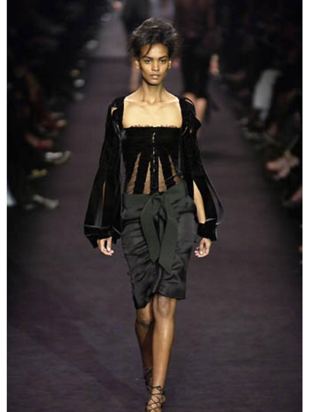 2002 Tom Ford for YSL Real Runway Skirt, Perfection Msrp (used) $1500 28” waist